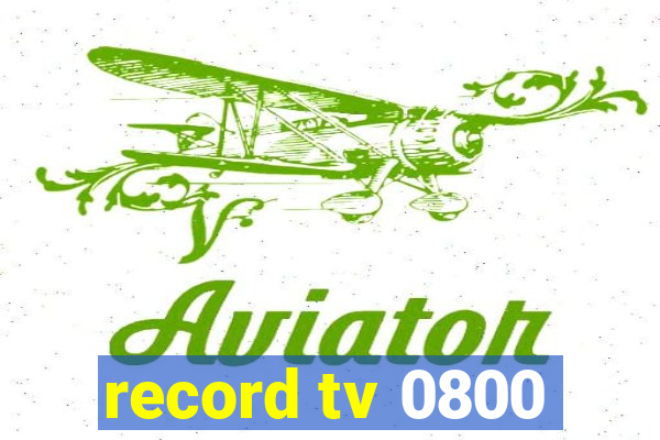 record tv 0800